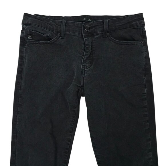 KanCan Ankle Zip Mid Rise Jeans Womens Size 27 Black Stretch Skinny Denim - Picture 9 of 15